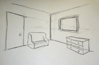 How to Draw Backgrounds & Scenery & Drawing Lessons for Insides of Rooms  with Illustrations, Cartoons, Comics Paintings