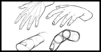 How to Draw Hands and Fingers in Manga Anime Illustration Style