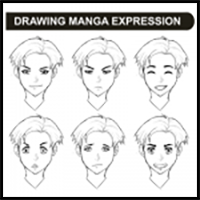 12 Anime Male Facial Expressions Chart & Tutorial - AnimeOutline
