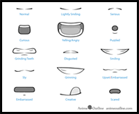 How to Draw Anime and Manga Mouth Expressions