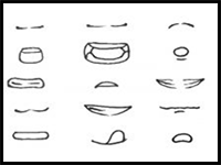 How to Draw Anime Mouths Step by Step
