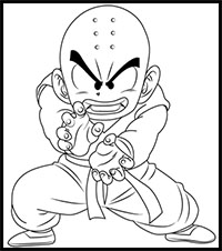 easy drawings of dragon ball z characters