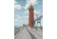 Pastel Tutorial- How to Draw with Pastels (Grand Haven Lighthouse)