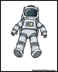 How to Draw an Astronaut - A Step by Step Guide