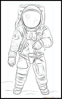 How to Draw an Astronaut