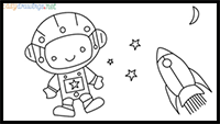 How to Draw an Astronaut