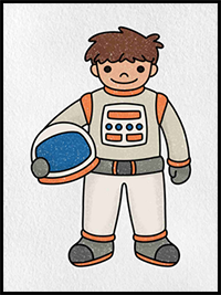 How to Draw an Astronaut