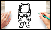 How to Draw an Astronaut