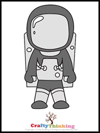 How to Draw an Astronaut?