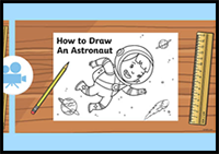 How to Draw an Astronaut Animation