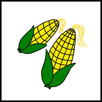 How to Draw Corn Crobs