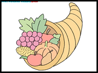 How to Draw a Cornucopia