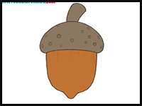 How to Draw an Acorn