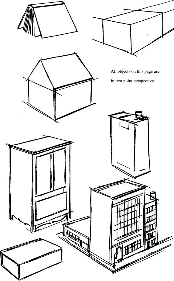 DRAWING WITH PERSPECTIVE: BOXES IN ONE-POINT AND TWO-POINT PERSPECTIVE