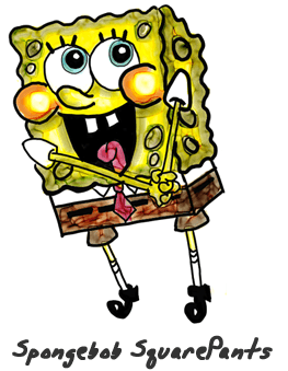 Step by Step Lesson : How to Draw Spongebob Squarepants