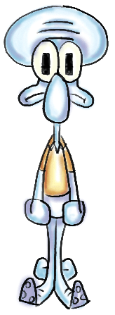 squidward-finished1 - How to Draw Squidward Tentacles from Spongebob Squarepants