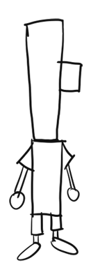 Step 1 How to Draw Ferb from Phineas and Ferb for Kids : Step by Step Drawing Lesson