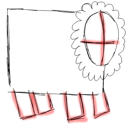 Step 2 How to Draw Cartoon Sheep / Lambs Step by Step Drawing Lessons