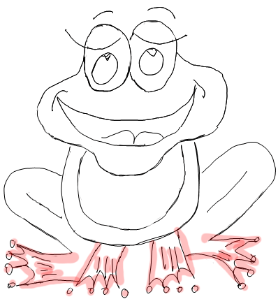 Step 9 How to Draw Cartoon Frogs Step by Step Drawing Lessons
