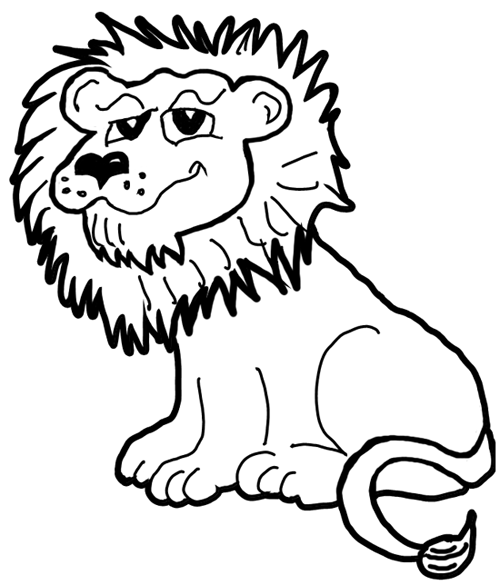 How to Draw Cartoon Lions Step by Step Drawing Tutorials