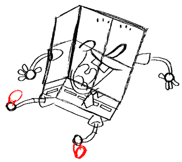 Step 15 How to Draw Spongebob Squarepants Doing the Wave : Step by Step Drawing Lessons