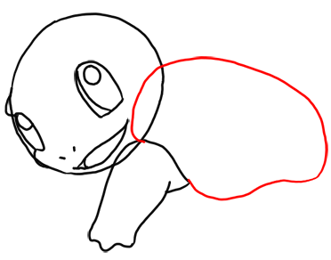 Step 6 How to Draw Squirtle from Pokemon for Kids : Step by Step Drawing Lesson