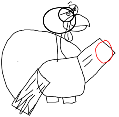 Step 8 How to Draw Turkeys for Thanksgiving and Farm  Animals Step by Step Drawing Tutorial for Kids, Teens, and Adults