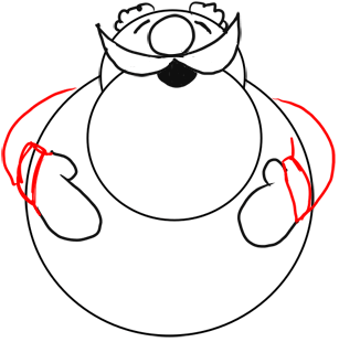 Step 9 Easy How to Draw Santa Clause Step by Step Drawing Tutorial