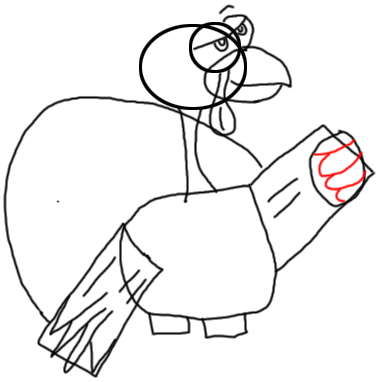Step 9 How to Draw Turkeys for Thanksgiving and Farm  Animals Step by Step Drawing Tutorial for Kids, Teens, and Adults