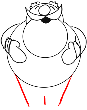Step 10 Easy How to Draw Santa Clause Step by Step Drawing Tutorial