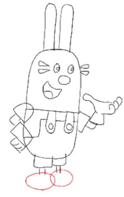 How to Draw Widget from Wow Wow Wubbzy Step by Step Drawing Tutorial for Preschoolers