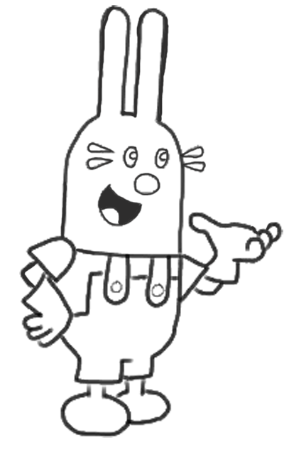 Finished Drawing of Widget from Wow Wow Wubbzy