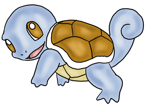 How to Draw Squirtle from Pokemon for Kids : Step by Step Drawing Lesson