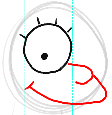 Step 3 How to Draw Lisa Simpson from The Simpsons : Step by Step Drawing Lesson