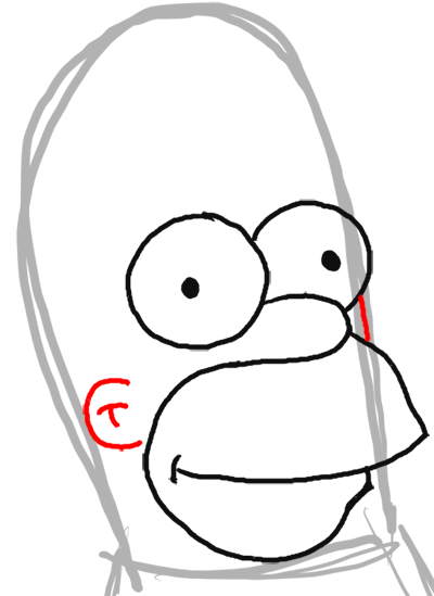 How to Draw Homer Simpson from The Simpsons : Step by Step Drawing ...