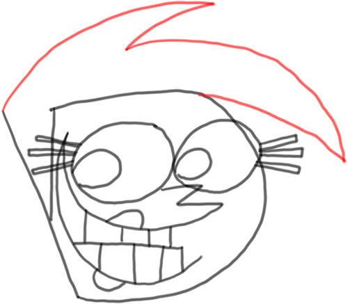 Step 8 How to Draw Vicky from Fairly Odd Parents : Step by Step Drawing Tutorial