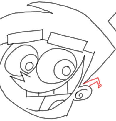 Step 12 How to Draw Timmy Turner from Fairly Odd Parents : Step by Step Drawing Lesson