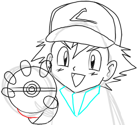 Pokémon Drawing--Ash Ketchum