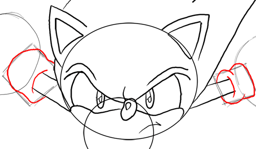 Dark-  Sonic heroes, Sonic, Hedgehog drawing