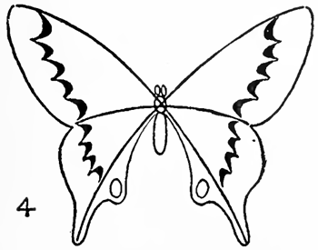 how to draw a simple butterfly