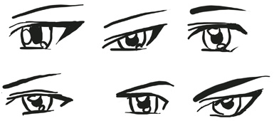 How to draw anime eyes - B+C Guides