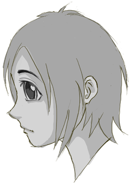 How To Draw A Basic Manga Boy Head (Side View) 09/2023