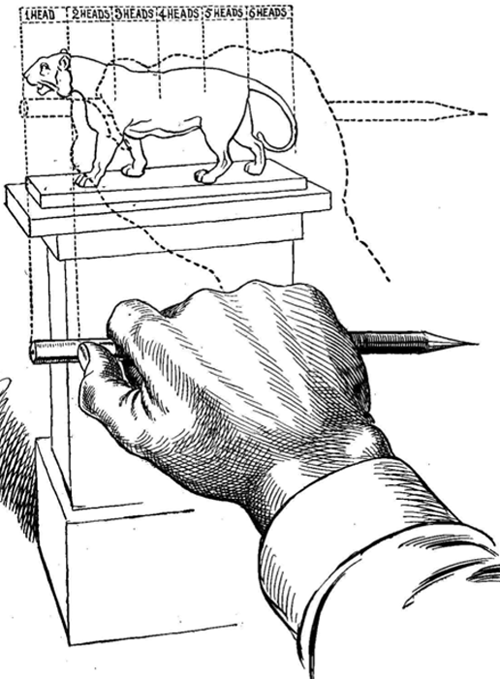 How to Find Measurements, Proportions, and Angles to Draw with Pencil