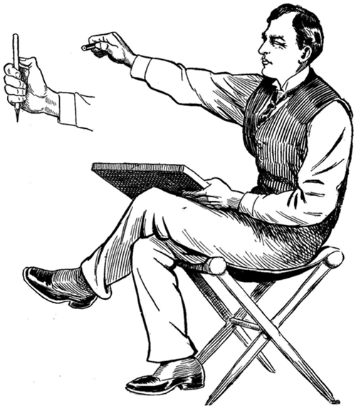 Hand Scale for Measuring Angles