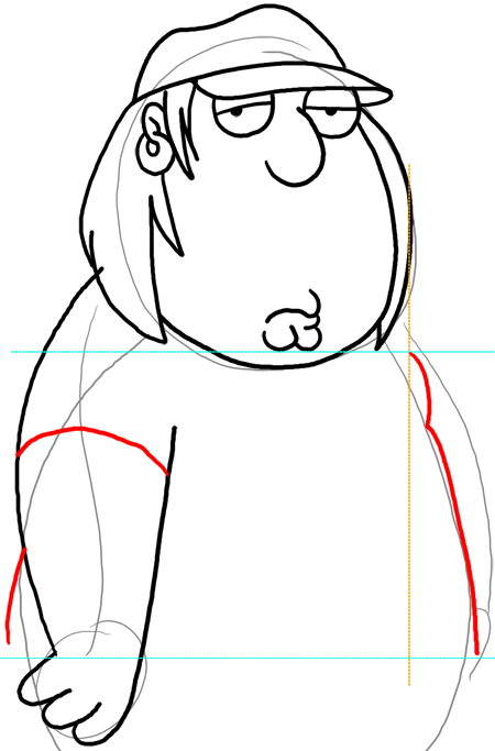 How to Draw Chris Griffin from Family Guy : Step by Step Drawing