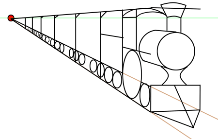 Train Drawing Tutorial - How to draw Train step by step