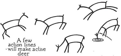 how to draw a deer step by step