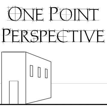 easy 1 point perspective city