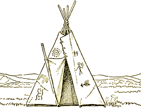 native american drawing