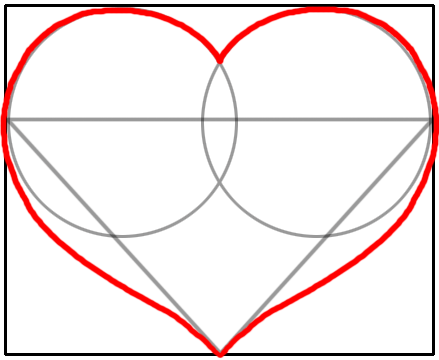 perfect heart drawing